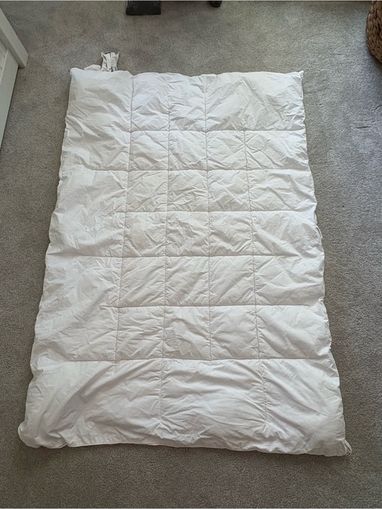 Pottery Barn Kids Other - Pottery Barn Kids White Quilted Toddler Bed Duvet